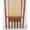 SPECCHIO PARETE DESIGN ANNI 70 SPECCHIERA MID CENTURY MIRROR TEAK OTTONE GLASS