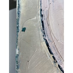 DIPINTO OLIO Zuffini Alfi COMPOSIZIONE in ROSA ASTRATTO MODERNISTA GEMETRICO '70