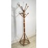 APPENDIABITI DA TERRA ANNI 50 BAMBU VIMINI LEGNO MIDCENTURY ATTACCAPANNI DESIGN