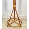 APPENDIABITI DA TERRA ANNI 50 BAMBU VIMINI LEGNO MIDCENTURY ATTACCAPANNI DESIGN