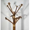 APPENDIABITI DA TERRA ANNI 50 BAMBU VIMINI LEGNO MIDCENTURY ATTACCAPANNI DESIGN