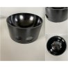 SET CIOTOLE MINIMALISTA "Tongareva" DESIGN Enzo Mari DANESE Milano 7pz NERO 1969