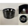 SET CIOTOLE MINIMALISTA "Tongareva" DESIGN Enzo Mari DANESE Milano 7pz NERO 1969