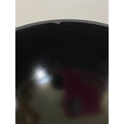 SET CIOTOLE MINIMALISTA "Tongareva" DESIGN Enzo Mari DANESE Milano 7pz NERO 1969