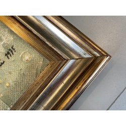 QUADRO DIPINTO TECNICA MISTA B. Contenotte COMPOSIZIONE ASTRATTA MATERICA 1975