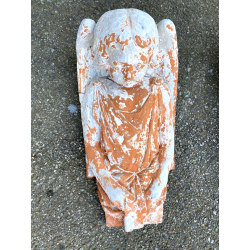 LOTTO 4 MENSOLA ARCHITETTONICA TERRACOTTA FIGURA BUSTO ANGELO PUTTO BAROCCO '800