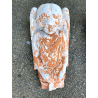 LOTTO 4 MENSOLA ARCHITETTONICA TERRACOTTA FIGURA BUSTO ANGELO PUTTO BAROCCO '800