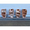 LOTTO 4 MENSOLA ARCHITETTONICA TERRACOTTA FIGURA BUSTO ANGELO PUTTO BAROCCO '800