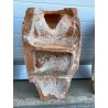 LOTTO 4 MENSOLA ARCHITETTONICA TERRACOTTA FIGURA BUSTO ANGELO PUTTO BAROCCO '800