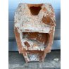 LOTTO 4 MENSOLA ARCHITETTONICA TERRACOTTA FIGURA BUSTO ANGELO PUTTO BAROCCO '800
