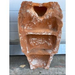 LOTTO 4 MENSOLA ARCHITETTONICA TERRACOTTA FIGURA BUSTO ANGELO PUTTO BAROCCO '800