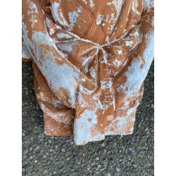 LOTTO 4 MENSOLA ARCHITETTONICA TERRACOTTA FIGURA BUSTO ANGELO PUTTO BAROCCO '800