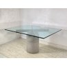 TAVOLO PRANZO DESIGN Giovanni Offredi ANNI 70  Saporiti MOD. Paracarro PIETRA