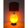 ANTICA LAMPADA TAVOLO DESIGN STILNOVO ARANCIONE 2 LIVELLI MADE ITALY EPOCA 1970