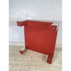 TAVOLINO DA SALOTTO VINTAGE RADICA ANNI 70 TAVOLO DA FUMO GAMBE ACCIAIO OTTONE