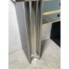 SPECCHIERA CONSOLLE VINTAGE WILLY RIZZO TOILETTE PETINEUSE ACCIAIO 1970 CASSETTI