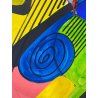 QUADRO DIPINTO TECNICA MISTA Aldo Gentilini COMPOSIZIONE ASTRATTA MODERNO '70