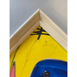 QUADRO DIPINTO TECNICA MISTA Aldo Gentilini COMPOSIZIONE ASTRATTA MODERNO '70