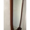 SPECCHIO VINTAGE LEGNO DESIGN FRANCO CAMPO CARLO GRAFFI 1960 WALL MIRROR OVALE