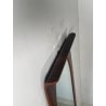 SPECCHIO VINTAGE LEGNO DESIGN FRANCO CAMPO CARLO GRAFFI 1960 WALL MIRROR OVALE