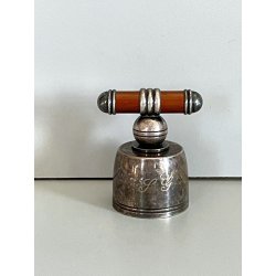 TAPPO CHRISTOFLE per bottiglia di champagne TALISMAN SIENNA vintage SILVER PLATE