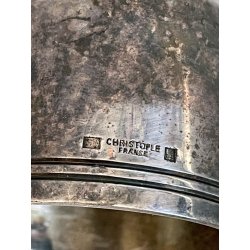 TAPPO CHRISTOFLE per bottiglia di champagne TALISMAN SIENNA vintage SILVER PLATE