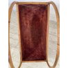 ANTICO CESTINO PORTARIVISTE PAGLIA RATTAN PORTA LIBRI LIBRERIA SALOTTO DESIGN