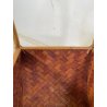 ANTICO CESTINO PORTARIVISTE PAGLIA RATTAN PORTA LIBRI LIBRERIA SALOTTO DESIGN