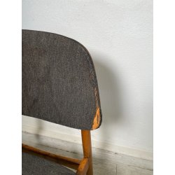 COPPIA SEDIE VINTAGE anni 70 LEGNO stile ARNE HOVMAND OLSEN SCANDINAVIA CHAIR