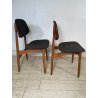 COPPIA SEDIE VINTAGE anni 70 LEGNO stile ARNE HOVMAND OLSEN SCANDINAVIA CHAIR