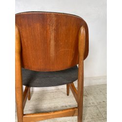 COPPIA SEDIE VINTAGE anni 70 LEGNO stile ARNE HOVMAND OLSEN SCANDINAVIA CHAIR
