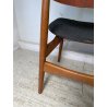 COPPIA SEDIE VINTAGE anni 70 LEGNO stile ARNE HOVMAND OLSEN SCANDINAVIA CHAIR