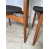 COPPIA SEDIE VINTAGE anni 70 LEGNO stile ARNE HOVMAND OLSEN SCANDINAVIA CHAIR