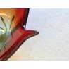 GRANDE VASO SCULTURA VETRO MURANO SOMMERSO BOWL GLASS MID-CENTURY larg. 57 cm