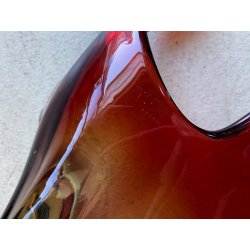 GRANDE VASO SCULTURA VETRO MURANO SOMMERSO BOWL GLASS MID-CENTURY larg. 57 cm
