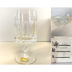 SET 5 CALICI CRISTALLO Arnolfo Di Cambio TAGLIO 1000 Mod FIRENZE n 1 - 14,6 cm/h