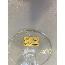 SET 5 CALICI CRISTALLO Arnolfo Di Cambio TAGLIO 1000 Mod FIRENZE n 1 - 14,6 cm/h