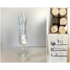 SET 6 FLUT CRISTALLO Arnolfo Di Cambio TAGLIO 1000 VALDEMOSSA n°8 - 22 cm/h ca