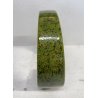 VASO SCULTURA CERAMICA Bertoncello 864 ANNI 70 SMALTO POLICROMO VERDE 24,5 cm/h