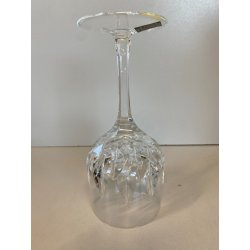 SET 6 COPPA CALICE ACQUA CRISTALLO MOLATO "Toledo 1" Arnolfo di Cambio 17,2 cm/h