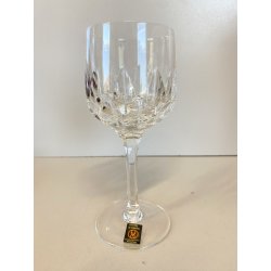 SET 6 COPPA CALICE ACQUA CRISTALLO MOLATO "Toledo 1" Arnolfo di Cambio 17,2 cm/h