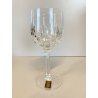 SET 6 COPPA CALICE ACQUA CRISTALLO MOLATO "Toledo 1" Arnolfo di Cambio 17,2 cm/h