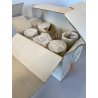 SET 6 COPPA CALICE ACQUA CRISTALLO MOLATO "Toledo 1" Arnolfo di Cambio 17,2 cm/h