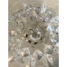 SET 6 COPPA CALICE VINO CRISTALLO MOLATO "Toledo 2" Arnolfo di Cambio  16,5 cm/h