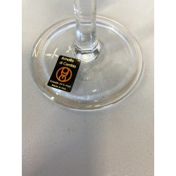 SET 6 COPPA CALICE VINO CRISTALLO MOLATO "Toledo 2" Arnolfo di Cambio  16,5 cm/h