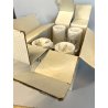 SET 6 COPPA CALICE VINO CRISTALLO MOLATO "Toledo 2" Arnolfo di Cambio  16,5 cm/h