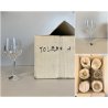 SET 6 COPPA CALICE ACQUA CRISTALLO MOLATO Arnolfo di Cambio "Toledo 1" 17,2 cm/h