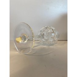 SET 6 COPPA CALICE ACQUA CRISTALLO MOLATO Arnolfo di Cambio "Toledo 1" 17,2 cm/h