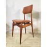 SET 6 SEDIA DESIGN ANNI 60 LEGNO SKY Cantù CHAIR VINTAGE MADE IN ITALY