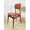 SET 6 SEDIA DESIGN ANNI 60 LEGNO SKY Cantù CHAIR VINTAGE MADE IN ITALY